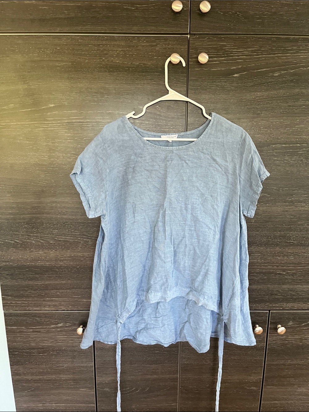 Vanessa Zani Linen Top L